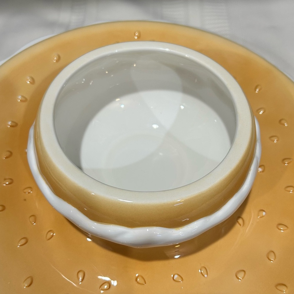 Ceramic Bagel Dish Set - Picture 5 of 6